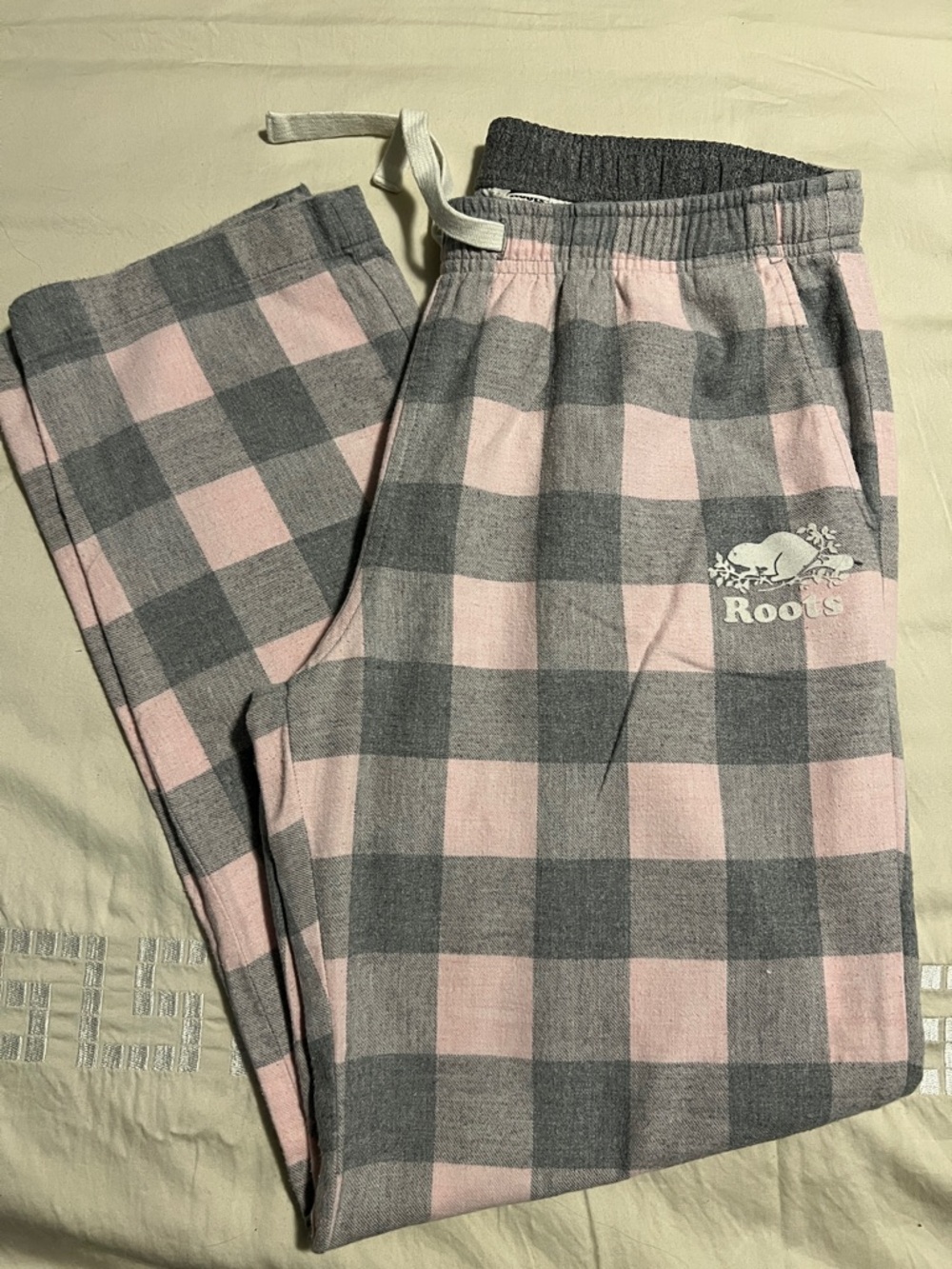 Roots Pajama Pants, 100% cotton, size Small